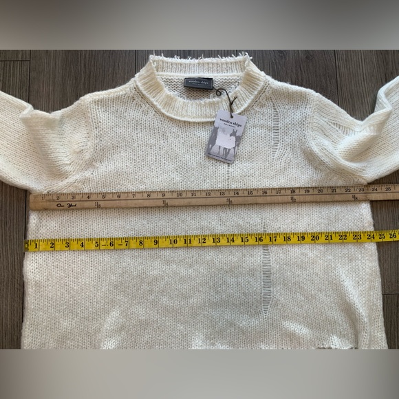 Wooden Ships Distressed Crew‎ in Pure Snow Size S/M - Picture 13 of 14